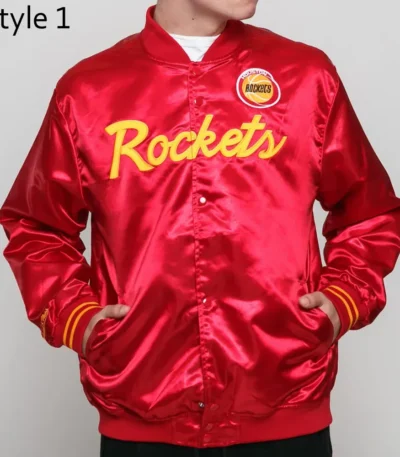 Rockets Lightweight Satin Jacket