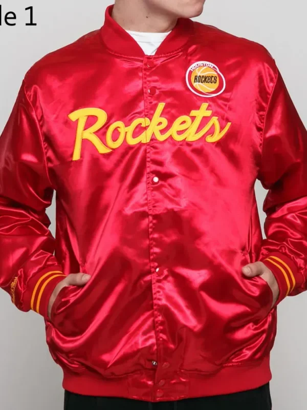 Rockets Lightweight Satin Jacket