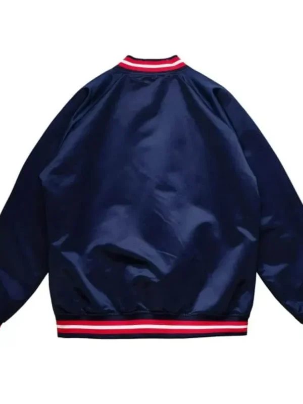 Rockets Navy Lightweight Satin Jacket