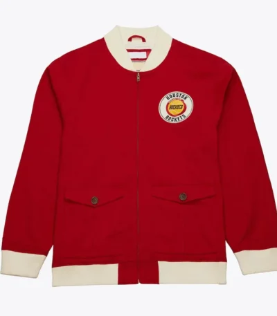 Rockets Red Cotton Twill Jacket