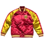 Rockets Red and Gold Varsity Satin Jacket