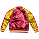 Rockets Red and Gold Varsity Satin Jacket