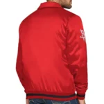 Rockets Stitch Applique Red Satin Jacket