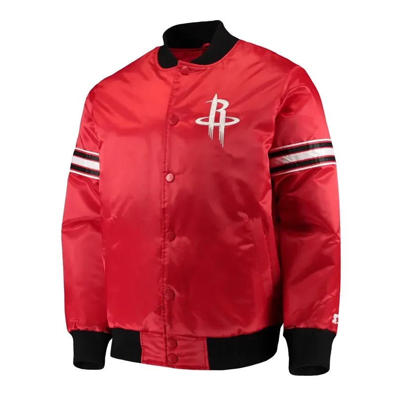 Rockets The Draft Pick Red Satin Jacket Rockets The Draft Pick Red Satin Jacket