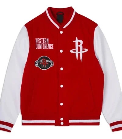 Rockets Varsity Red Jacket