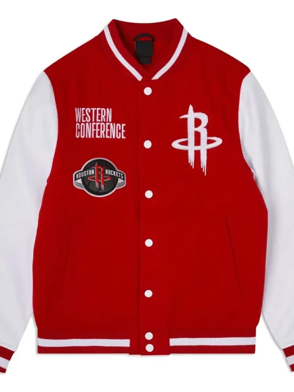 Rockets Varsity Red Jacket