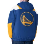 Royal-Gold Golden State Warriors Charger Half-Zip Pullover Jacket
