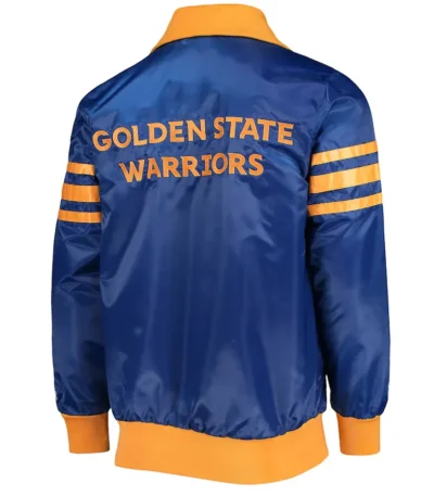 Royal Golden State Warriors The Captain II Satin Jacket