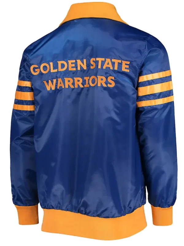 Royal Golden State Warriors The Captain II Satin Jacket