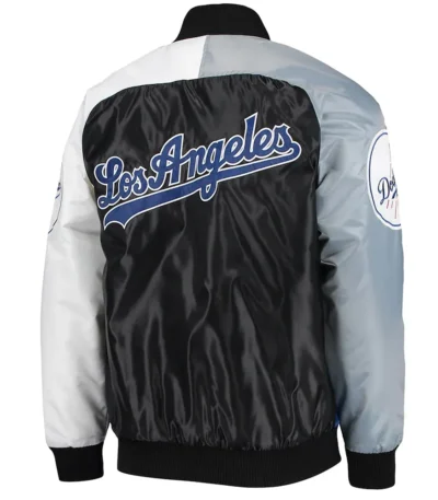 Royal/Gray Tri-LA Dodgers Color Satin Jacket