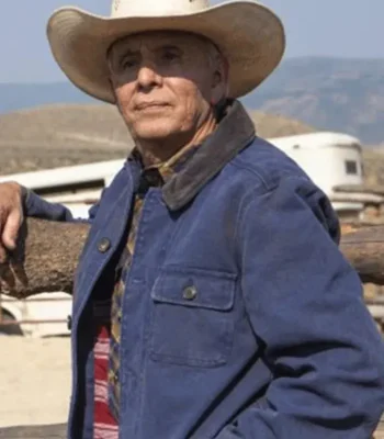 Rudy Ramos Yellowstone Blue Trucker Jacket