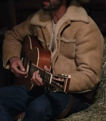 Ryan Bingham Yellowstone S04 Shearling Fur Suede Leather Jacket