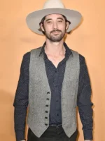 Ryan Bingham Yellowstone Wool Grey Award Show Vest