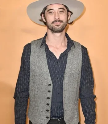 Ryan Bingham Yellowstone Wool Grey Award Show Vest