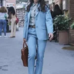 Sabrina Impacciatore The White Lotus Blue Suit