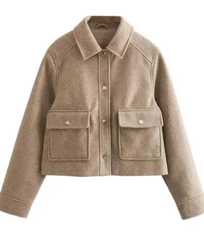 Sadie Laflamme Snow The Way Home S02 Wool Jacket