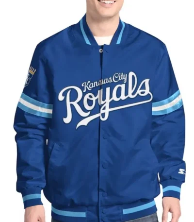 Scout Kansas City Royals Varsity Satin Jacket