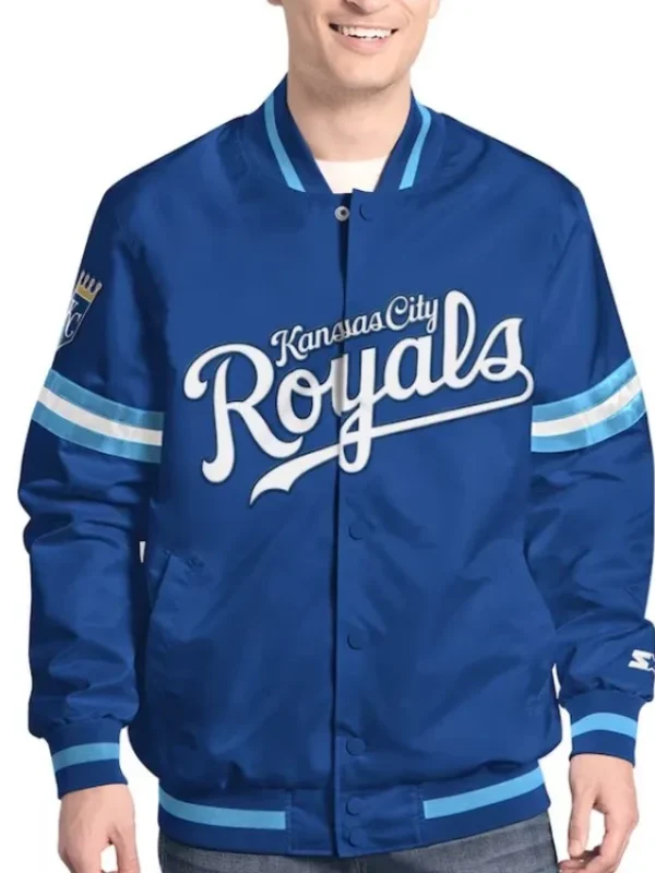 Scout Kansas City Royals Varsity Satin Jacket