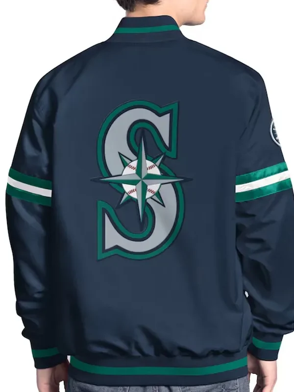 Seattle Mariners Scout Varsity Satin Jacket