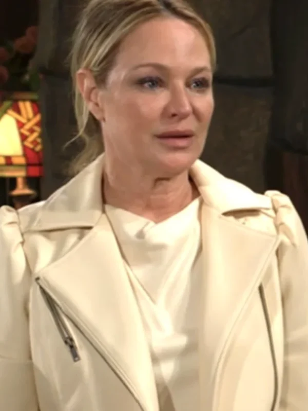 Sharon Case The Young and the Restless Biker Leather Jacket