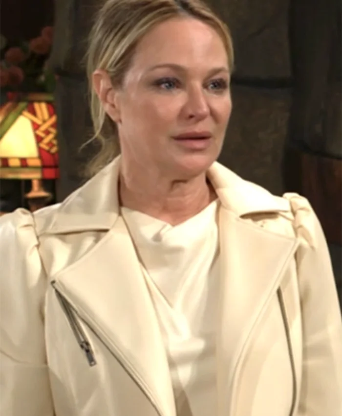 Sharon Case The Young and the Restless Biker Leather Jacket Sharon Case The Young and the Restless Biker Leather Jacket