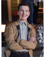 Sheldon Cooper Young Sheldon Brown Cotton Jacket