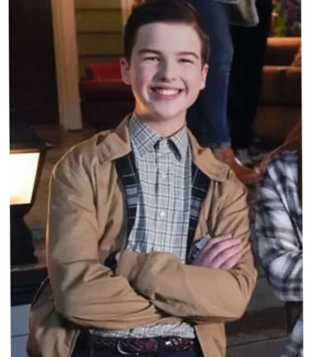 Sheldon Cooper Young Sheldon Brown Cotton Jacket