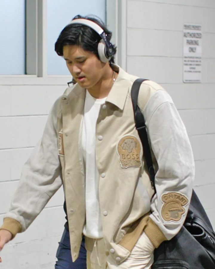 Shohei Ohtani varsity jacket Shohei Ohtani varsity jacket