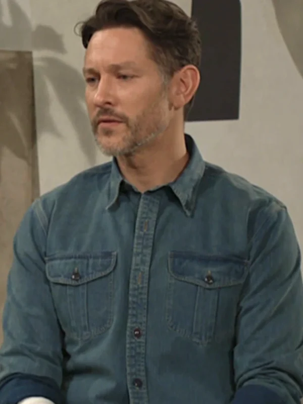 Daniel Romalotti The Young And The Restless Denim Shirt