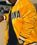 Indiana Pacers X White Satin Jacket