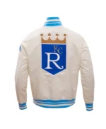 Kansas City Royals Retro Classic Rib Satin Jacket