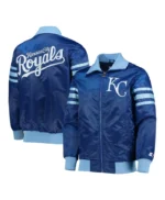 The Captain II Kansas City Royals Satin Blue Jacket