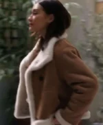 Lola Tung The Summer I Turned Pretty S03 Shearling Leather Jacket