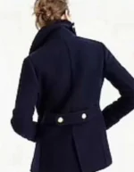 Paige Lassiter Blue Wool Coat Virgin River
