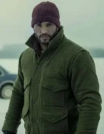 Ricky Whittle American Gods S03 Green Jacket