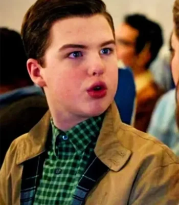 Sheldon Cooper Young Sheldon Brown Cotton Jacket