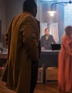 The Woman in the Window Detective Little Brown Cotton Coat