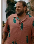 You People 2023 Jonah Hill Pink Printed Shirt
