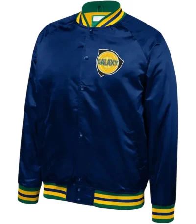 Since 96 Los Angeles Galaxy Satin Navy Blue Jacket