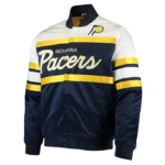 Special Script Indiana Pacers Navy Varsity Jacket