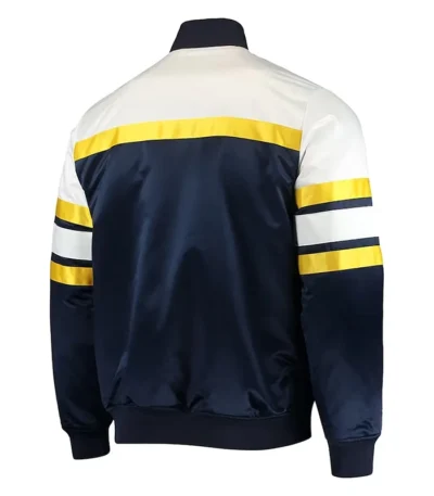 Special Script Indiana Pacers Navy Varsity Jacket