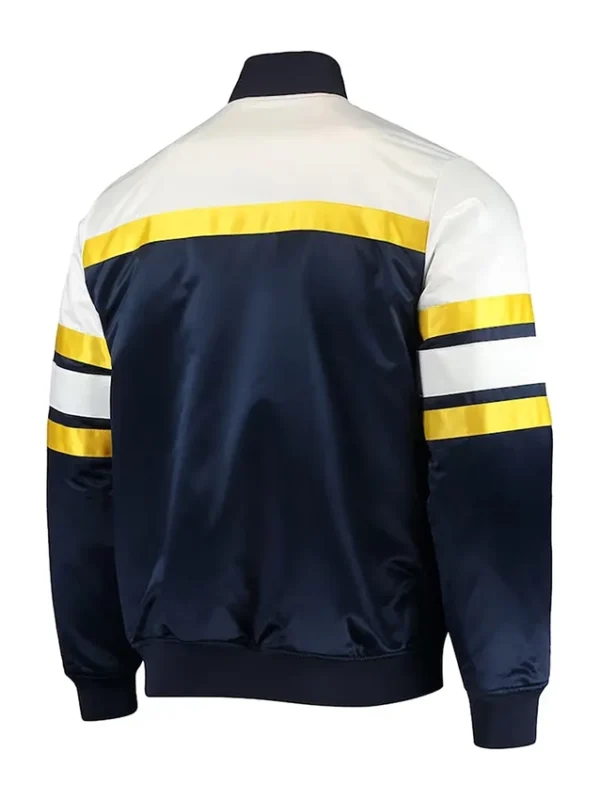 Special Script Indiana Pacers Navy Varsity Jacket