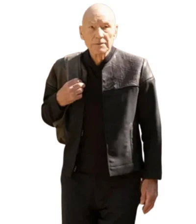 Star Trek Jean-Luc Picard Wool Black Jacket