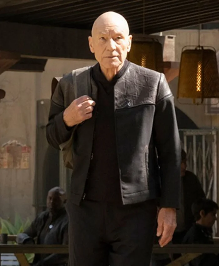 Star Trek Jean-Luc Picard Wool Black Jacket Star Trek Jean-Luc Picard Wool Black Jacket