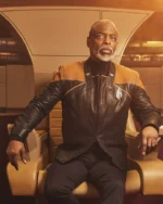 Star Trek Picard Geordi La Forge Leather Jacket
