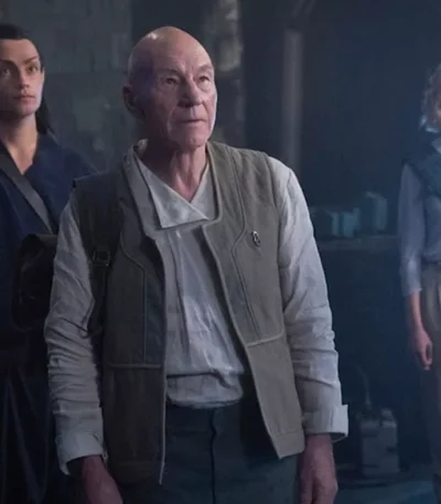 Star Trek Picard Jean-Luc Picard Grey Cotton Vest