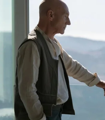 Star Trek Picard Jean-Luc Picard Grey Cotton Vest