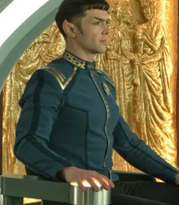 Star Trek Strange New Worlds Spock Blue Uniform Jacket
