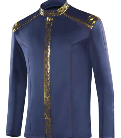 Star Trek Strange New Worlds Spock Blue Uniform Jacket