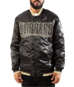 Starter Bomber LA Clippers Black/Gold Jacket